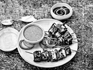 Paneer malai tikka