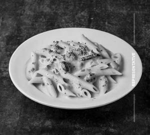 Veg white sauce pasta
