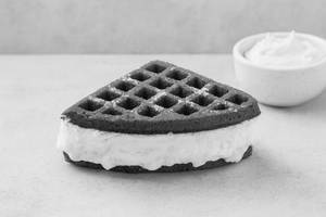 Red Velvet Cream Cheese Waffle