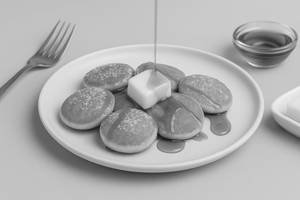 Mapple Butter Mini Pancakes [8 Pieces]
