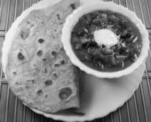 Dal makhani + mix veg + rice + 4 roti