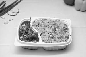 Chicken Fried Rice + Chilli Chicken