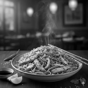 Chicken noodles