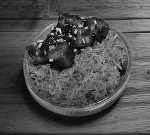 Gochujang Fried Paneer Rice Bowl