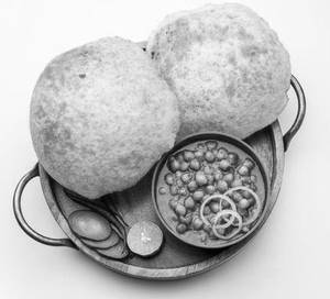 Chhole Bhature (3 Pcs)