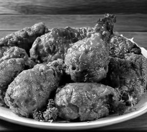 Nashville sauce with fried chicken