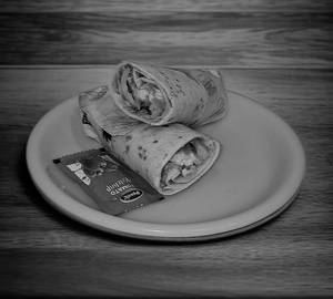 Paneer cheese wrap