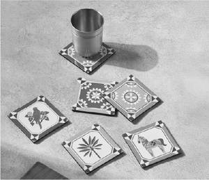 Karaikudi Tiles Coasters