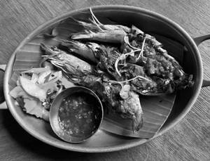 Balinese Grilled Prawns