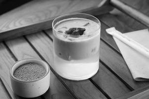 Mango Matcha Iced Latte