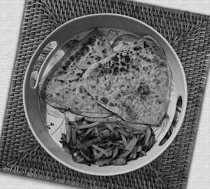 2 Paratha + Alu Bhaja