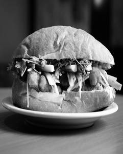 Crispy Mushroom Banh Mi Sandwich