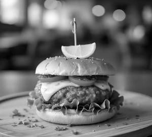 Tandoori makhani burger
