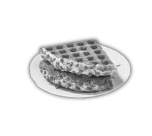 Biscoff waffle