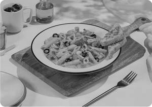 Pink Sauce Pasta With Chicken