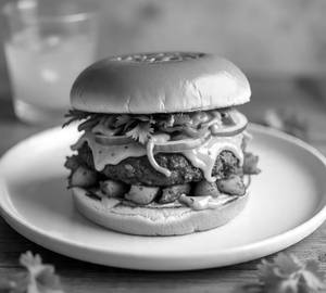 Makhani veg burger