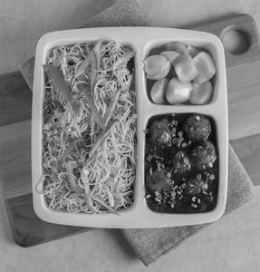 Veg Manchurian With Noodles