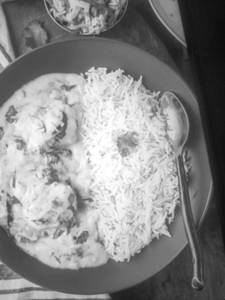 Kadai Pakora Fish Jeera Rice