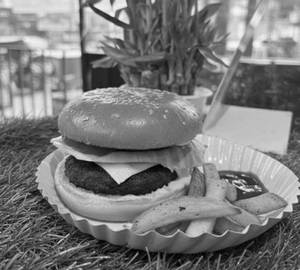 Chicken cheese burger