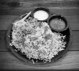 CHICKEN DUM Biryani+ Biryani Rice