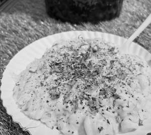 White sauce cheese corn