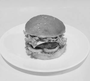 Crispy chicken burger