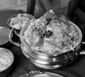 Half Hyderabadi Dum Biryani + Kheer
