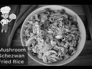 Schezwan Mushroom Fried Rice