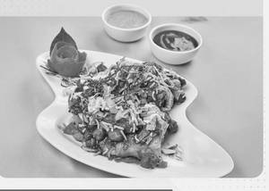Chole Samosa Chaat