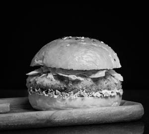 Mexican Bean Patty Burger