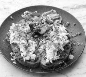 Scrambled Eggs with Beans