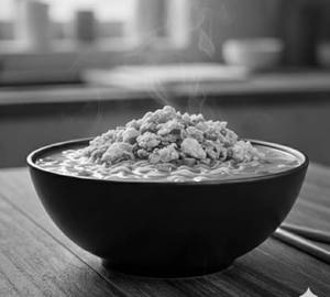Soup egg maggi