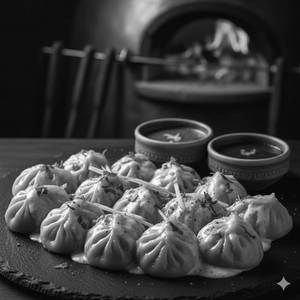 Chicken Afghani Malai Momos [6 Pcs]