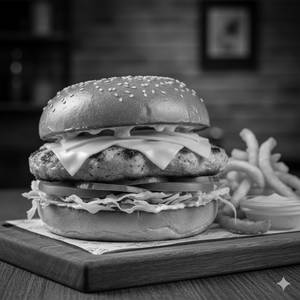 Chicken Cheese Grilled Burger