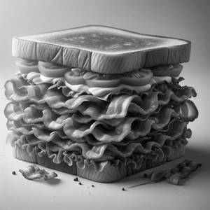 Very Meaty Bacon Sandwich
