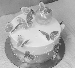 Butterfly Chocolate Cake