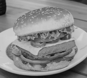 Veg tikki burger