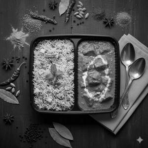 Veg Biryani With Paneer Butter Masala
