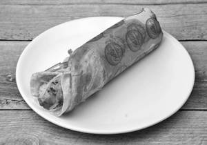 Egg Cheese Chicken Kathi Roll