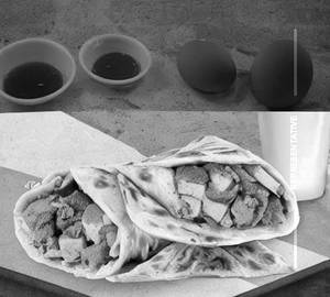 Egg chicken roll