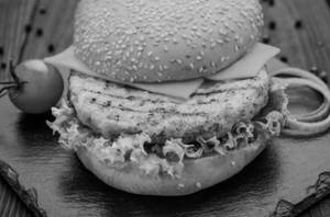 Double Cheese Chicken Burger
