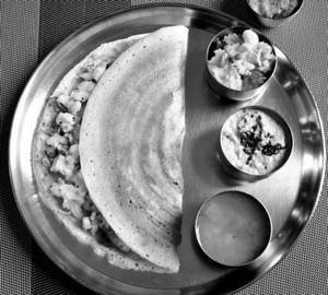 Rava Onion Cheese Masala Dosa