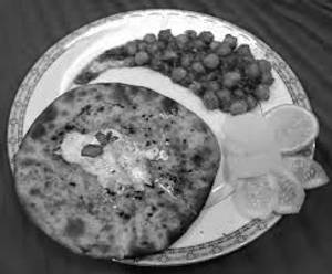 Amritsari Kulcha Half With Chana