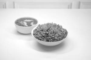 Chicken Manchurian Schezwan Rice Gravy