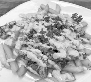 Loaded fries veg