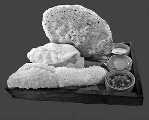 Assorted Papad Basket With Trio Chutney