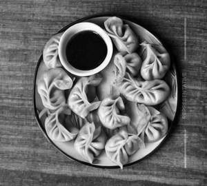 Pan Fried Veg Momos