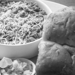 CHEESE PAV BHAJI