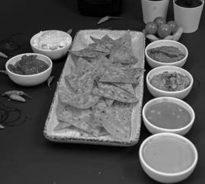 Five Salsa Nachos
