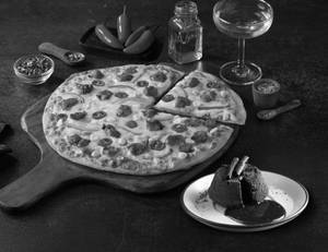 Hotrush Chicken Pizza [7" Regular] + Chocolava